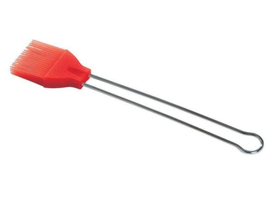 Πινέλο Σιλικόνης 223.0250.000 23cm Red-Silver Barbecook Σιλικόνη