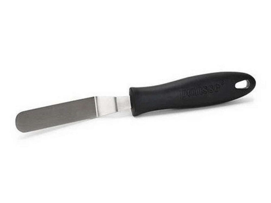 Σπάτουλα Γλασαρίσματος Με Γωνία 221.10370 11cm Βlack-Silver Patisse Ανοξείδωτο Ατσάλι