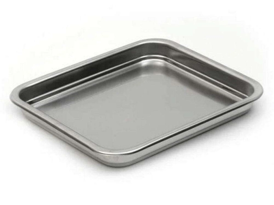 Ταψί Ορθογώνιο Ρηχό 87.A50/T3 36x41cm Inox Ανοξείδωτο Ατσάλι