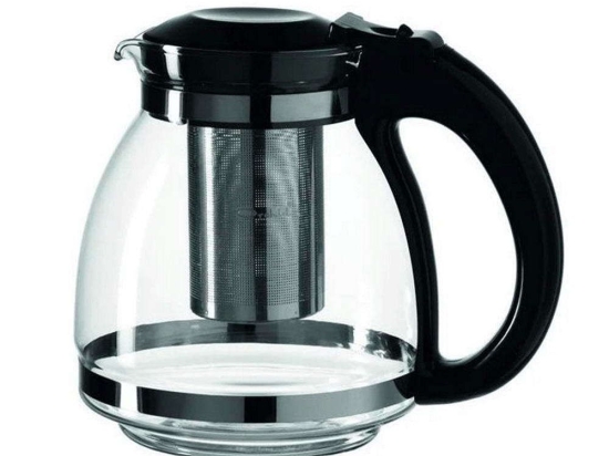 Τσαγιέρα Teatime 217.050248 1,1Lt Clear-Black Montana Γυαλί
