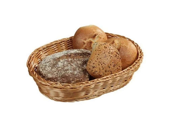Ψωμιέρα Οβάλ 17821 33x25x7cm Natural Kesper Συνθετικό Υλικό