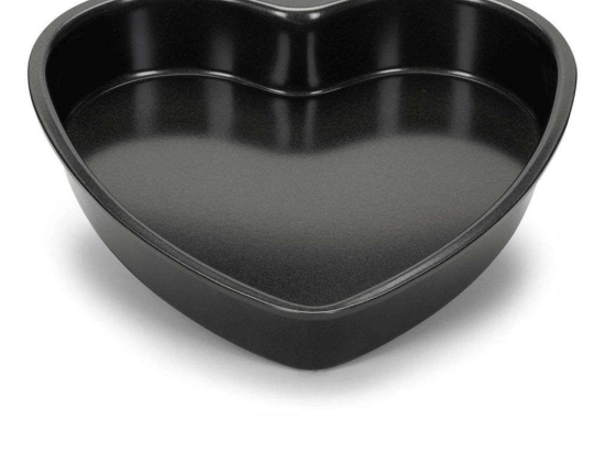 Φορμάκι Καρδιά Αντικολλητικό Classique 221.02844 11cm Black Patisse Αλουμίνιο