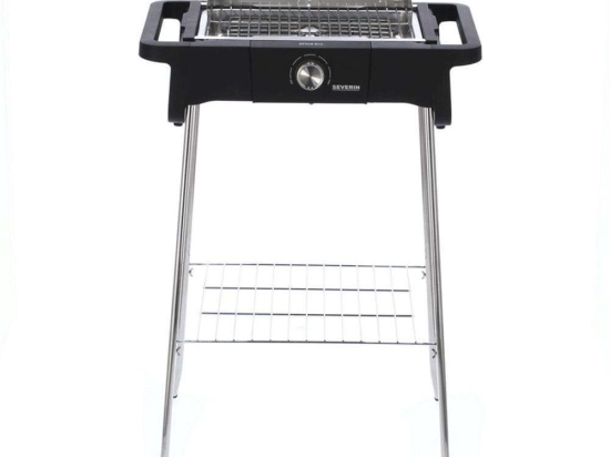 Ψησταριά Ηλεκτρική Επιδαπέδια Style Evo S Grill 8124 62x91x50cm 2500W Black-Silver Severin