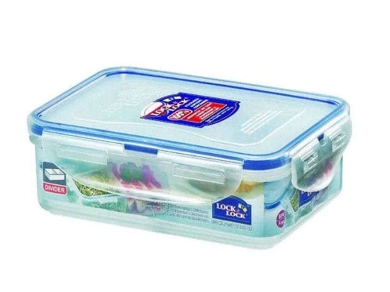 Δοχείο Φαγητού HPL815C 18x12,8x5,2cm 550ml Clear-Blue Lock&Lock Πολυπροπυλένιο