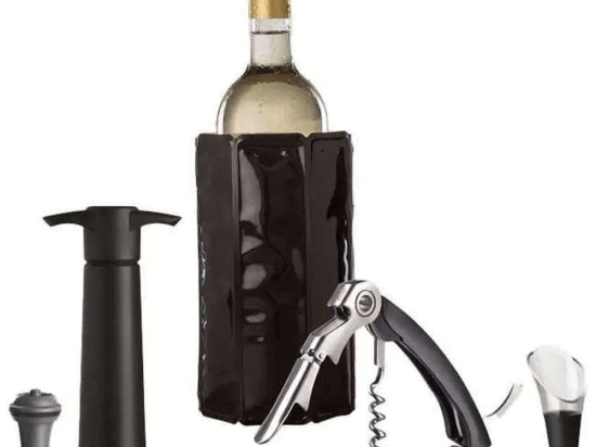 Σετ Κρασιού Original 5Τμχ 3890260 Black Vacuvin