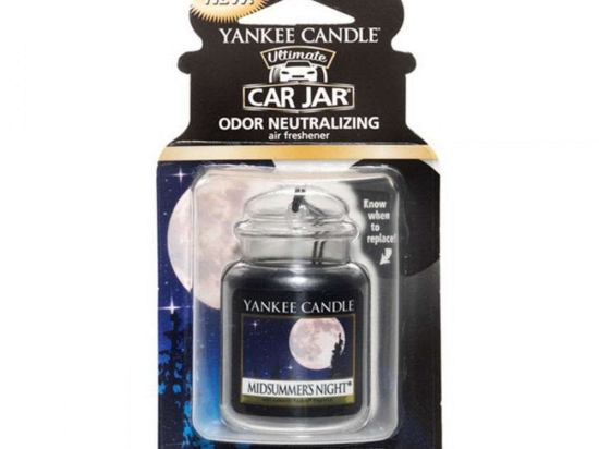 Αρωματικό Αυτοκινήτου Gel Midsummers Night 1220877E 6,9x8,1cm Black Yankee Candle
