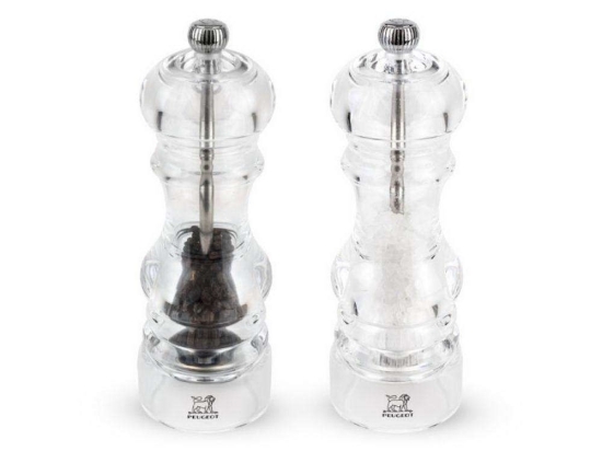 Μύλοι Αλατιού/Πιπεριού Nancy (Σετ 2Τμχ) 2/900818 18cm Clear Peugeot Acrylic