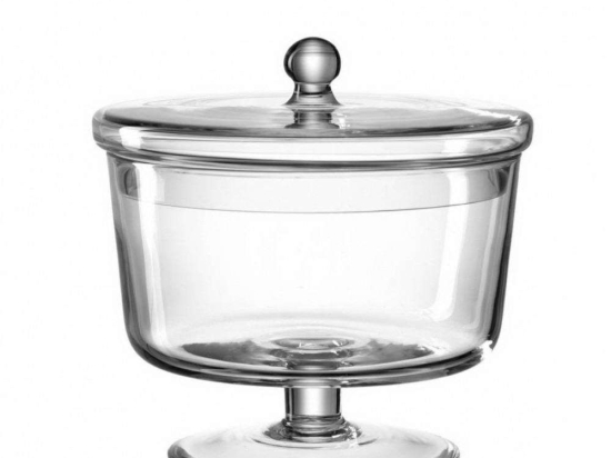 Φοντανιέρα Με Πόδι Poesia Ravenna 018615L 19cm Clear Leonardo Γυαλί