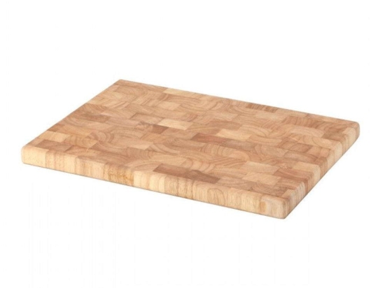 Επιφάνεια Κοπής Wooden Rubberwood 04017000 35x25x2cm Natural Continenta Ξύλο