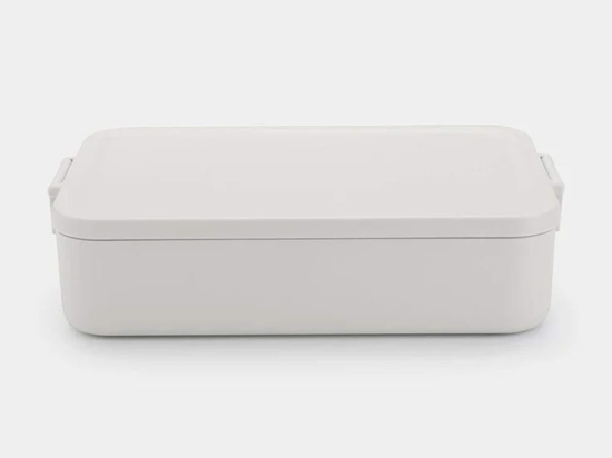 Δοχείο Φαγητού Με Χωρίσματα Make & Take Bento 081.2035/03 25,5x16,7x6,2cm 2Lt Cream Brabantia Recycled