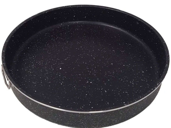 Ταψί Αντικολλητικό Με Λαβές Premium 221.11352 Φ38cm Black Patisse Ατσάλι