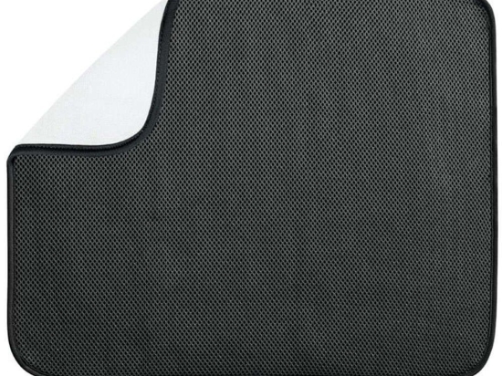 Επιφάνεια Στεγνώματος 40137EU 45,5x40,5cm Black-White Interdesign Πολυέστερ