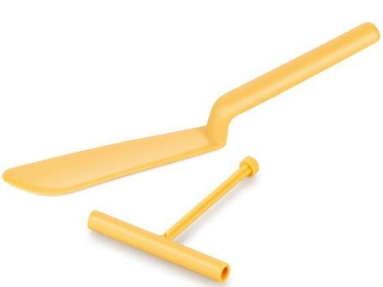 Σπάτουλες Κρέπας Delicia (Σετ 2Τμχ) 630066 32cm Yellow Tescoma Συνθετικό Υλικό