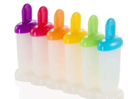 Φόρμες Για Παγωτό Mini Bambini (Σετ 6Τμχ) 668217 Φ4x18x10,5cm Multi Tescoma Πλαστικό