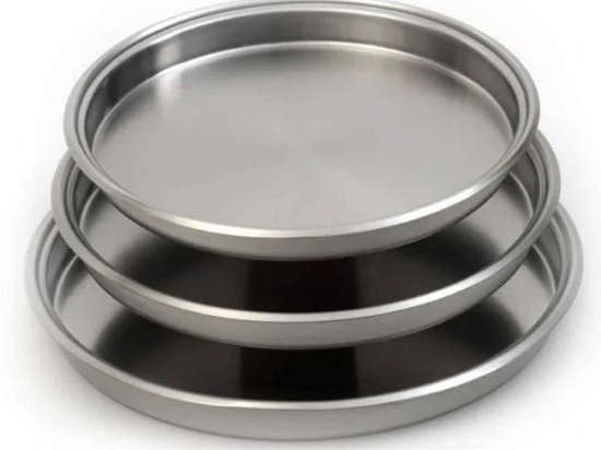 Ταψί Στρογγυλό 87.A50/33 Φ33cm Inox Ανοξείδωτο Ατσάλι