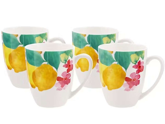 Κούπες Coupe Capri (Σετ 4Τμχ) YD0082 420ml Multi-White Maxwell&Williams Πορσελάνη