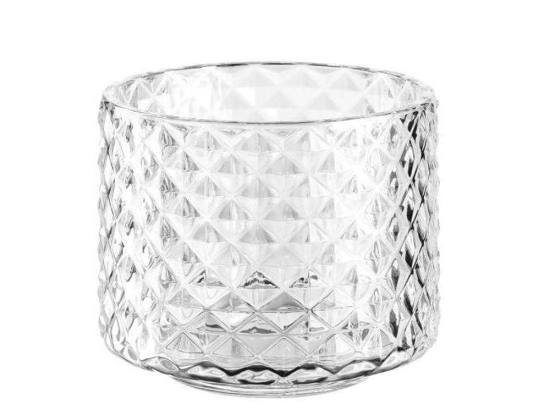 Κηροπήγιο Ρεσώ Poesia 076431L 10cm Clear Leonardo Γυαλί