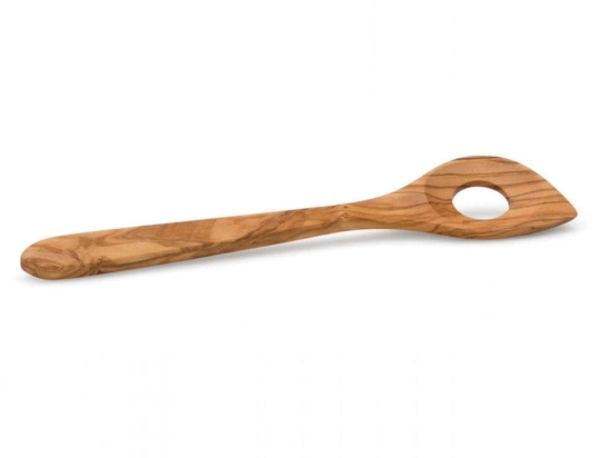 Κουτάλα Τρυπητή Olive Wood 04923000 30cm Natural Continenta Ξύλο