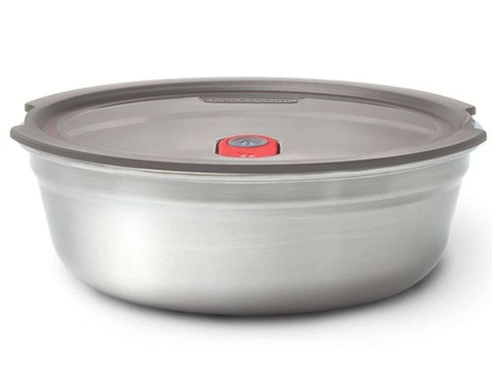 Δοχείο Φαγητού FBSS-BL-S017-FR 17x17x6cm 650ml Inox Black&Blum Ατσάλι,Σιλικόνη