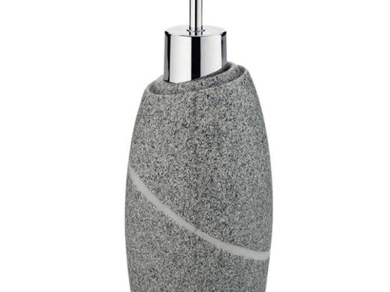 Δοχείο Κρεμοσάπουνου Talus 20257 Φ7,5x16cm 300ml Grey Kela Πολυρεσίνη