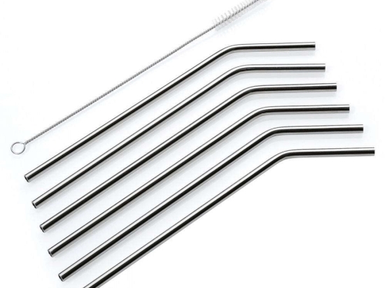 Καλαμάκια Steel (Σετ 6 Τμχ) 150605 22,5cm Inox Cilio Ανοξείδωτο Ατσάλι