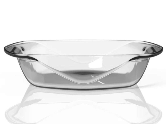 Πυρίμαχο Σκεύος Chef Table 448800 32x21x7,2cm Clear Cook-Shop Γυαλί