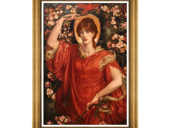 Κάδρο A Vision Of Fiammetta By Rosetti FA13175 70X100 MindTheGap Κάθετοι Ξύλο