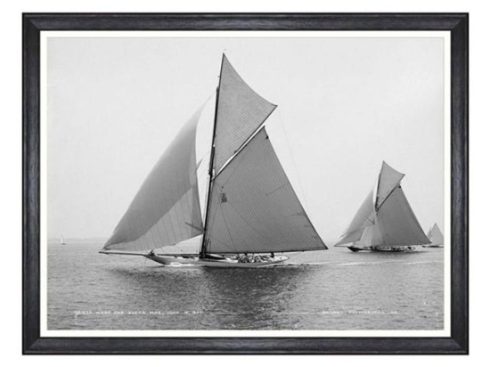 Κάδρο America’s Cup - Wasp And Queen Mab 1897 FA13188 80X60 MindTheGap Horizontal Ξύλο