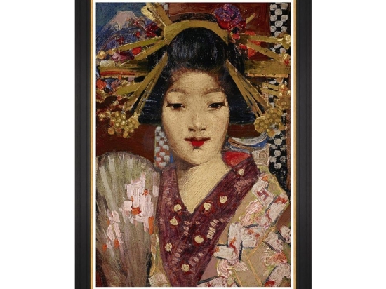 Κάδρο Geisha Girl By George Henry FA13176 70X100 MindTheGap Κάθετοι Ξύλο