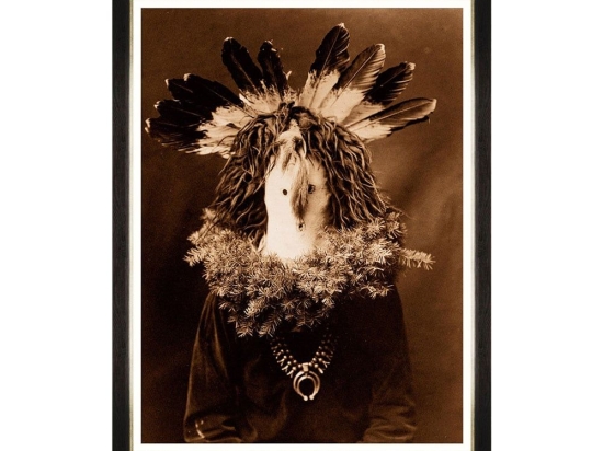 Κάδρο Haschogan Mask Navajo FA13118 60X80 MindTheGap Κάθετοι Ξύλο