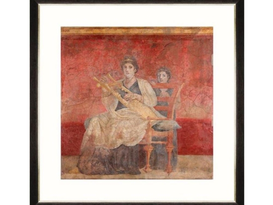 Κάδρο Pompeii Wall Fresco I FA13123 70X70 MindTheGap Τετράγωνοι Ξύλο