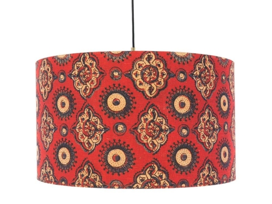 Φωτιστικό Οροφής Ajrak Red CL50206 45X28Cm MindTheGap Μέταλλο,Ύφασμα