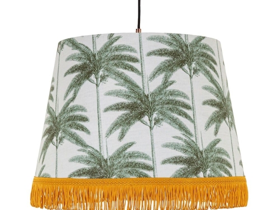 Φωτιστικό Οροφής Ornamental Palms CL50287 25X35X25Cm MindTheGap Μέταλλο,Ύφασμα