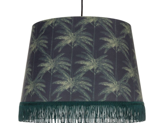 Φωτιστικό Οροφής Ornamental Palms Dark CL50294 25X35X25Cm MindTheGap Μέταλλο,Ύφασμα