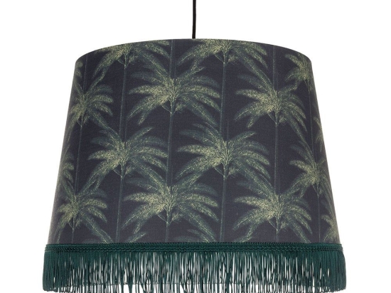 Φωτιστικό Οροφής Ornamental Palms Dark CL50313 35X45X30Cm MindTheGap Μέταλλο,Ύφασμα