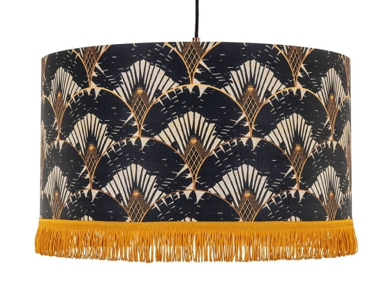 Φωτιστικό Οροφής Ravenala Dark CL50316 55X30Cm MindTheGap Μέταλλο,Ύφασμα