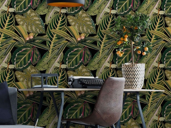 Ταπετσαρία Amazonia WP20159 Green-Black MindTheGap 52x300cm