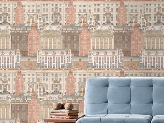Ταπετσαρία Amsterdam WP20208 Taupe-Red-Brown MindTheGap 52x300cm
