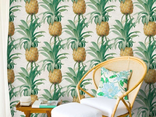 Ταπετσαρία Ananas WP20090 Green-Brown-Sepia MindTheGap 52x300cm