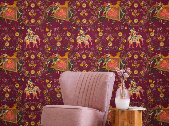 Ταπετσαρία Aristocracy WP20403 Mauve-Yellow-Red-Black MindTheGap 52x300cm