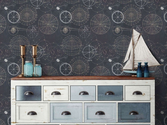 Ταπετσαρία Astronomy Blue WP20032 Blue-White MindTheGap 52x300cm