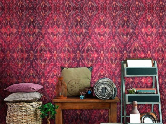Ταπετσαρία Bukhara WP20399 Red-Burgundy,Yellow MindTheGap 52x300cm