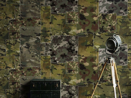Ταπετσαρία Camo WP20201 Green-Grey-Black MindTheGap 52x300cm