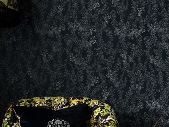 Ταπετσαρία Dark Leaves WP20458 Anthracite-Green-Grey MindTheGap 52x300cm