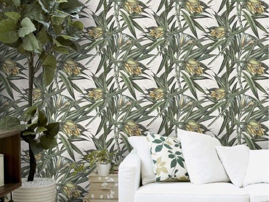 Ταπετσαρία Exotic Fruit II WP20098 Green-Yellow MindTheGap 52x300cm