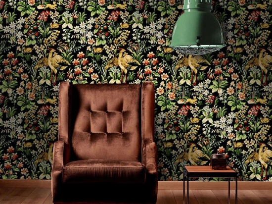 Ταπετσαρία Floral Tapestry WP20057 Green-Yellow-Red MindTheGap 52x300cm