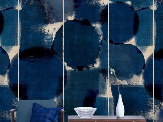 Ταπετσαρία Indigo Marvel WP20154 Indigo Blue-Beige MindTheGap 52x300cm