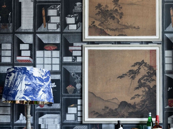 Ταπετσαρία Korean Library WP20421 Grey-Anthracite-Brown MindTheGap 52x300cm