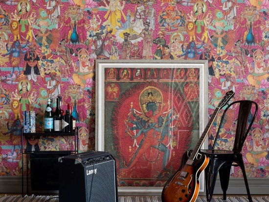Ταπετσαρία Nirvana WP20382 Pink-Yellow-Blue-Green MindTheGap 52x300cm