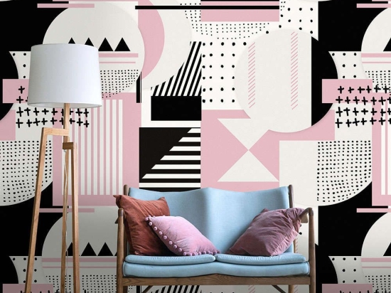 Ταπετσαρία Simple Things WP20334 Grey-Pink-Black MindTheGap 52x300cm